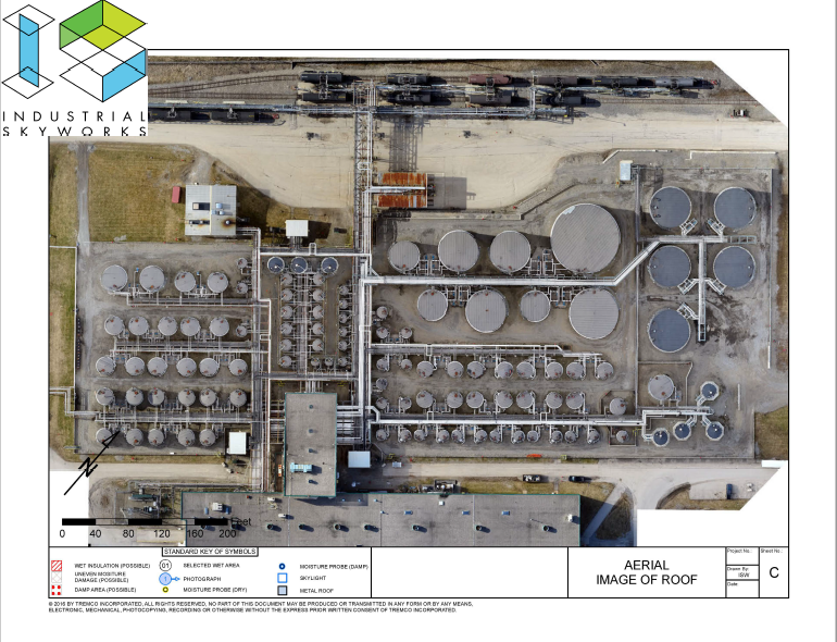 Drone Inspection of Storage Tank Farm