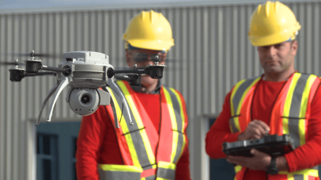 Drone Inspection of a Roof_Industrial_SkyWorks
